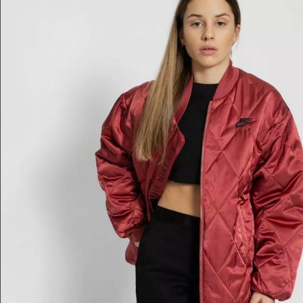 Nike Air Satin Quilted Thermore Jacket Women’s Size Small BV2877-661